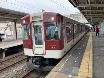 白子駅から伊勢中川駅の乗車記録(乗りつぶし)写真