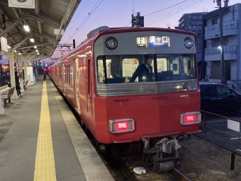 名鉄名古屋駅から弥富駅の乗車記録(乗りつぶし)写真
