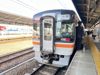 四日市駅から名古屋駅の乗車記録(乗りつぶし)写真