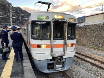 天竜峡駅から豊橋駅の乗車記録(乗りつぶし)写真