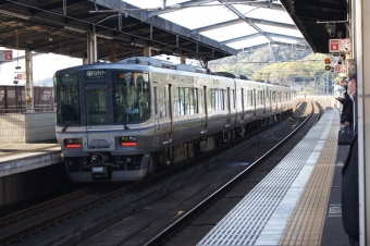 岡山駅から児島駅の乗車記録(乗りつぶし)写真