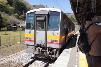 新見駅から新郷駅の乗車記録(乗りつぶし)写真