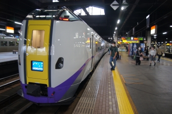 札幌駅から八雲駅の乗車記録(乗りつぶし)写真