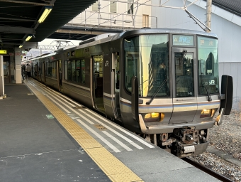 播州赤穂駅から明石駅の乗車記録(乗りつぶし)写真