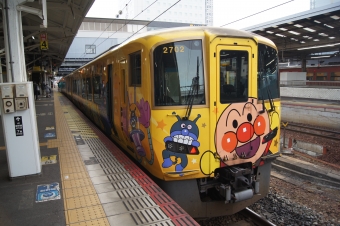 琴平駅から岡山駅の乗車記録(乗りつぶし)写真