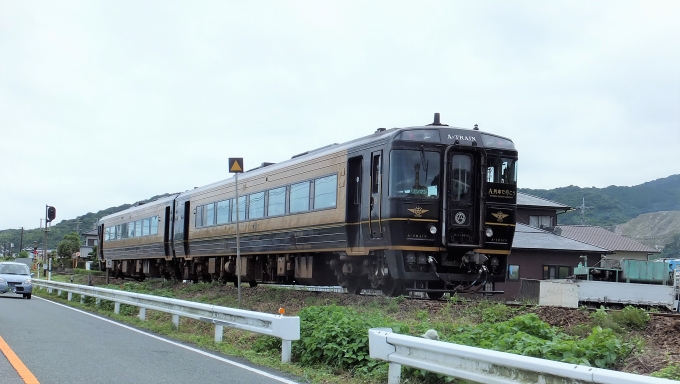 鉄道乗車記録の写真:列車・車両の様子(未乗車)(19)        「おまけ2
この日ではありませんが2014年8月16日撮影の 特急A列車で行こう」