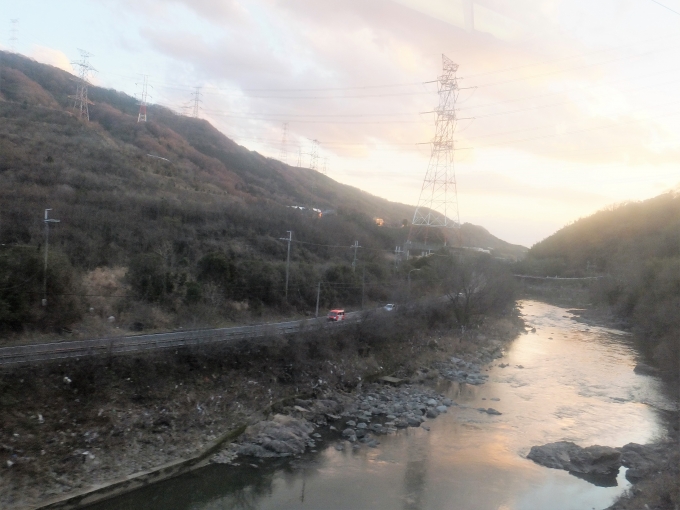 鉄道乗車記録の写真:車窓・風景(9)        「大和川の大阪への流れ」