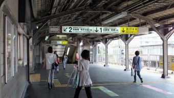 京橋駅から木津駅の乗車記録(乗りつぶし)写真