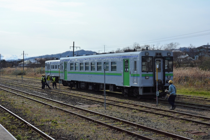 鉄道乗車記録の写真:列車・車両の様子(未乗車)(8)        「キハ150-101と背後のキハ40」