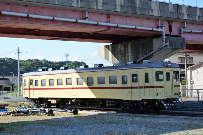 鉄道乗車記録の写真:列車・車両の様子(未乗車)(7)        「キハ20と思ったらキハ2000でした。

ネットで調べましたら旧国鉄のキハ20と同型だそうです。
この車両は北海道の留萌鉄道から茨城県のひたちなか海浜鉄道に譲渡されそこから2016年10月に平成筑豊鉄道へまた譲渡されたそうです。」