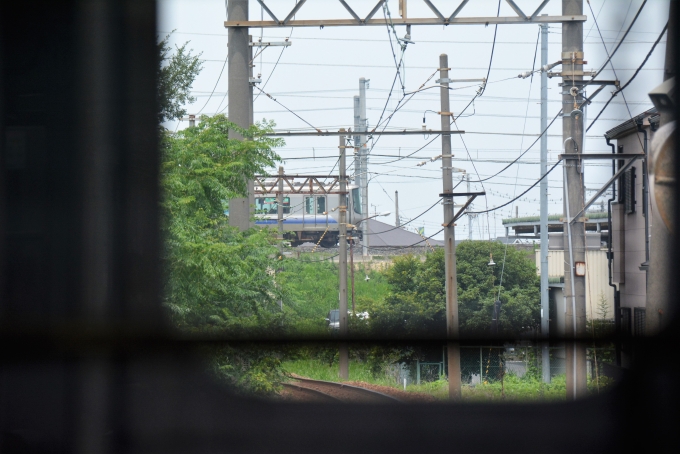 鉄道乗車記録の写真:車窓・風景(8)        「交差するJR阪和線」