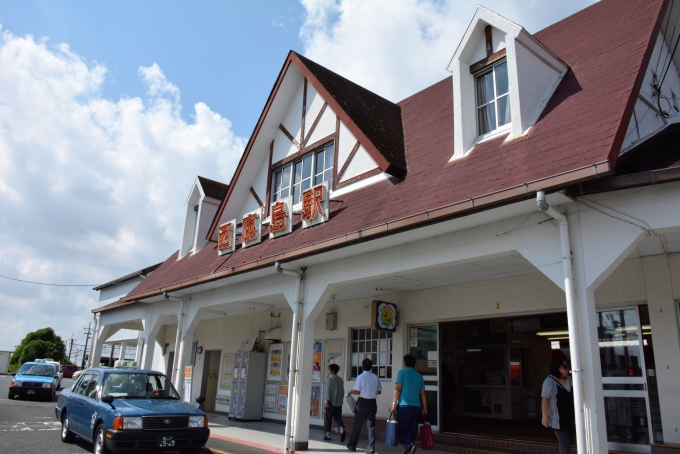 鉄道乗車記録の写真:駅舎・駅施設、様子(5)        「折り返しすぐに新浜松へ戻ります」