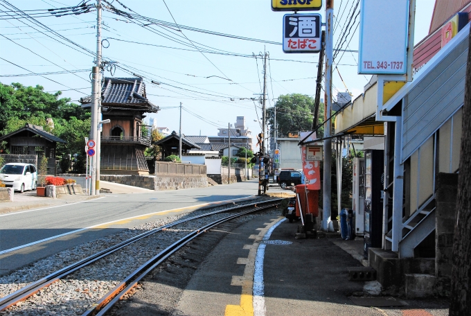 鉄道乗車記録の写真:旅の思い出(11)        「軌道併用区間を見に行った時の写真

撮影　2011年8月10日」