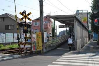 上町駅から下高井戸駅の乗車記録(乗りつぶし)写真