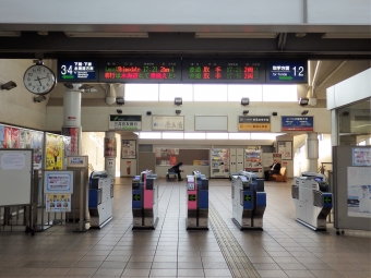 守谷駅から取手駅の乗車記録(乗りつぶし)写真
