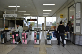 西武園駅から東村山駅の乗車記録(乗りつぶし)写真