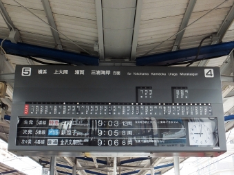 京急川崎駅から金沢八景駅の乗車記録(乗りつぶし)写真