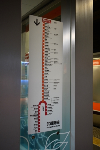 府中本町駅から東京駅の乗車記録(乗りつぶし)写真