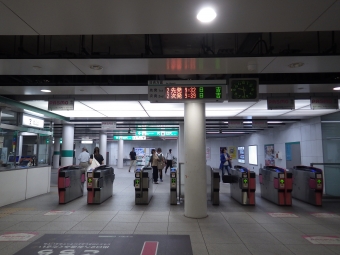 中山駅からセンター北駅の乗車記録(乗りつぶし)写真