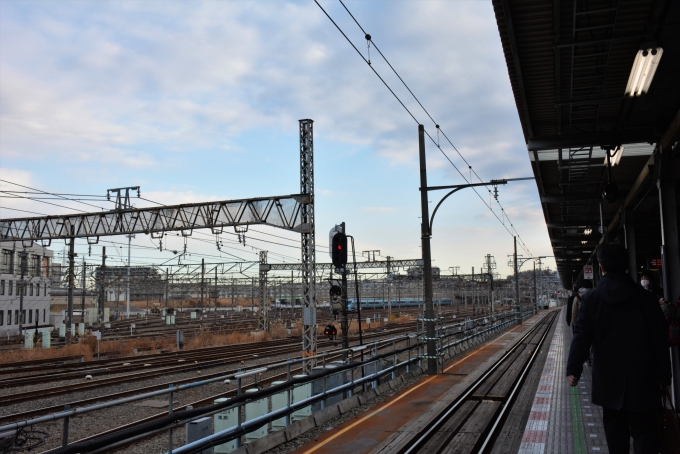 鉄道乗車記録の写真:駅舎・駅施設、様子(4)        「すぐ隣は小田急江ノ島線」
