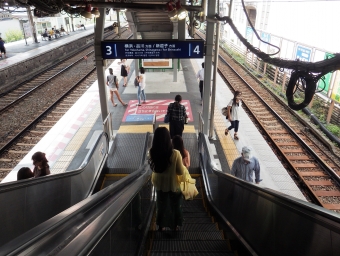 金沢八景駅から横浜駅の乗車記録(乗りつぶし)写真