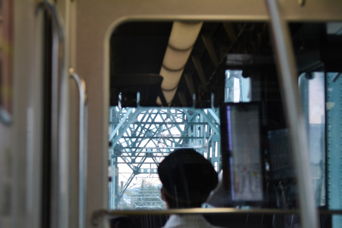 鉄道乗車記録の写真:車窓・風景(11)        「大井川橋梁渡河中」