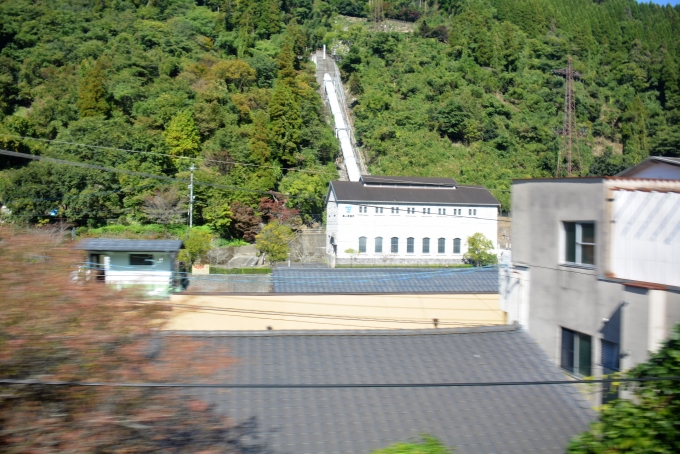 鉄道乗車記録の写真:車窓・風景(14)        「湯山水力発電所」