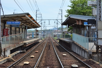 松ノ馬場駅からびわ湖浜大津駅の乗車記録(乗りつぶし)写真