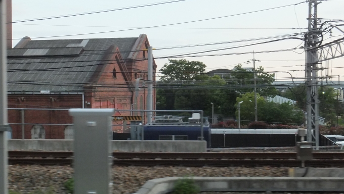 鉄道乗車記録の写真:車窓・風景(1)        「煉瓦造りの阪神電鉄旧尼崎発電所。
元々は火力発電所でした。」
