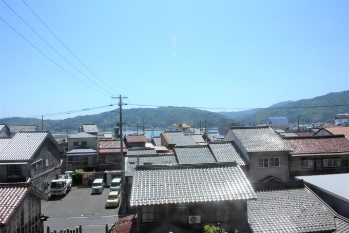 鉄道乗車記録の写真:車窓・風景(16)        「日本海側の天橋立がある阿蘇海が見えます。」