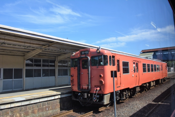 鉄道乗車記録の写真:乗車した列車(外観)(2)        「さっき竹田まで乗った車両」