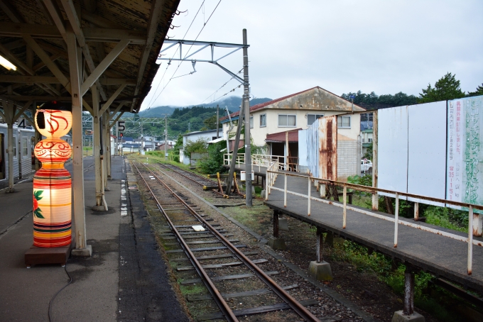 鉄道乗車記録の写真:駅舎・駅施設、様子(8)        「ここにはホームに駅名看板がありませんでした。」