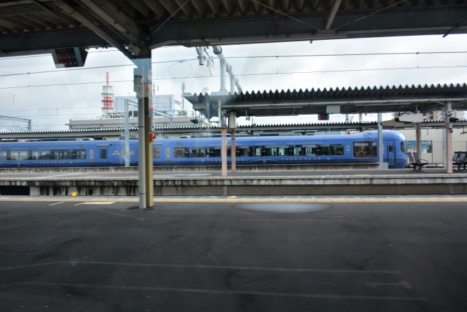 鉄道乗車記録の写真:車窓・風景(9)        「京都タンゴ鉄道の車両が停まっています。
この時は観光客は殆ど来なかった時だと思います。」