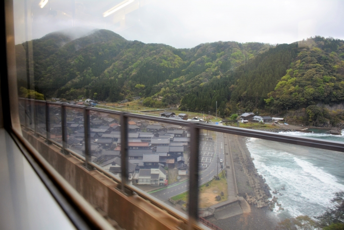 鉄道乗車記録の写真:車窓・風景(12)        「餘部鉄橋上」
