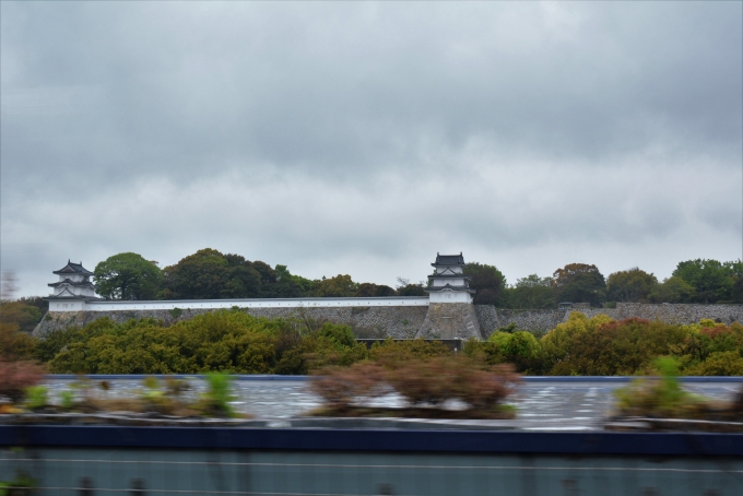 鉄道乗車記録の写真:車窓・風景(2)        「明石城」