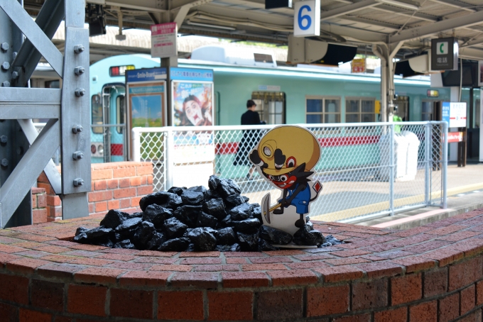 鉄道乗車記録の写真:駅舎・駅施設、様子(4)        「大牟田は隣接している熊本県の荒尾と共に炭鉱で栄えた町でした。

三井三池炭鉱は大牟田にあったのです。」