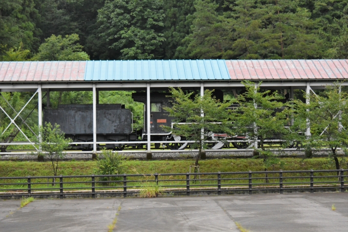 鉄道乗車記録の写真:車窓・風景(13)        「九頭竜湖駅のすぐ近くに保存されている蒸気機関車28651」