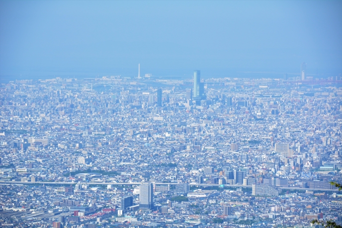 鉄道乗車記録の写真:旅の思い出(20)        「大阪市街地俯瞰」