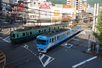 びわ湖浜大津駅から上栄町駅の乗車記録(乗りつぶし)写真
