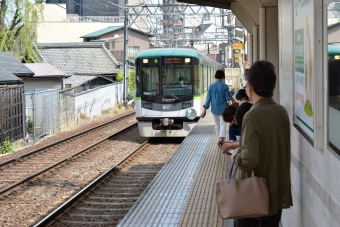 上栄町駅から烏丸御池駅の乗車記録(乗りつぶし)写真