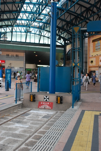 横川駅停留場から十日市町停留場の乗車記録(乗りつぶし)写真