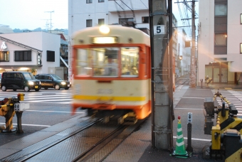 本町６丁目停留場から松山市駅前停留場:鉄道乗車記録の写真