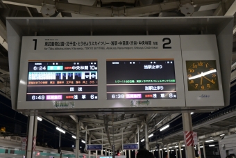 南栗橋駅から東武動物公園駅の乗車記録(乗りつぶし)写真