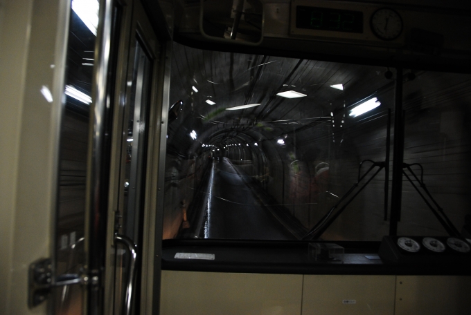鉄道乗車記録の写真:車窓・風景(12)        「破砕帯通過中」