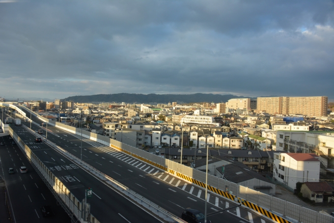 鉄道乗車記録の写真:車窓・風景(16)        「阪神高速池田線との立体交差」