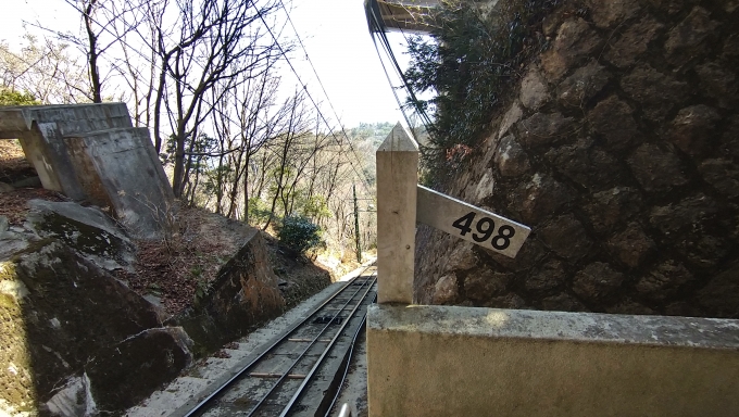 鉄道乗車記録の写真:駅舎・駅施設、様子(6)        「498‰表示」
