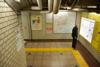築地駅から神谷町駅の乗車記録(乗りつぶし)写真