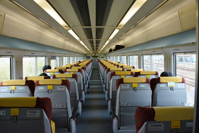 鉄道乗車記録の写真:車内設備、様子(19)        