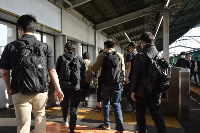 鉄道乗車記録の写真:駅舎・駅施設、様子(12)        「殆どの乗客が宇都宮で降車しました。」