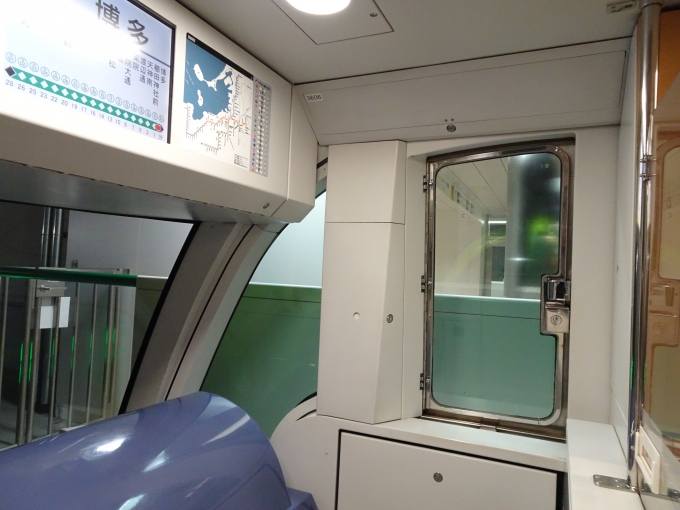 鉄道乗車記録の写真:車内設備、様子(15)        